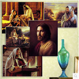 正品特价包邮diy数字油画人物客厅基督教信徒上帝耶稣救世主