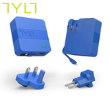 TYLT自带插头充电宝便携电源头移动电源6000mh带线墙充充电器头