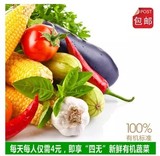 上海崇明有机蔬菜 周周配送到您家 新鲜时令蔬果周套餐10斤 包邮