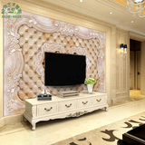 无缝壁画客厅电视背景墙壁纸欧式3d立体软包墙纸玫瑰花大型影视墙