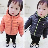 冬季韩版男女宝宝棉衣外套婴儿羽绒棉服小童夹克棉袄加厚糖果色