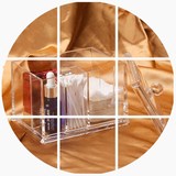 高档创意棉签盒 欧式透明亚克力化妆棉盒  水晶化妆品收纳储物盒