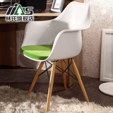 林氏家具现代书椅休闲椅电脑桌椅创意个性伊姆斯椅塑料椅子BC-311