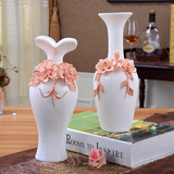 陶瓷花瓶摆件创意欧式客厅酒柜家装饰品实用家居工艺品电视柜摆设