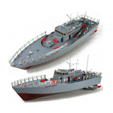 恒泰遥控船遥控快艇 充电无线遥控军舰模型 导弹驱逐舰