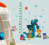 超大幼儿园墙面装饰墙贴纸机器猫身高贴儿童房卡通树量身高尺贴画