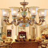 欧式树脂吊灯复古艺术客厅灯具简欧奢华别墅大厅灯餐厅书房卧室灯