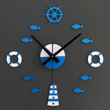 个性创意挂钟客厅时钟 时尚地中海风格艺术装饰欧式壁钟静音钟表