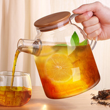 大容量冷水壶玻璃耐高温防爆凉水壶果汁凉杯茶壶家用瓶耐热凉水杯