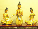 东南亚摆件 泰国跪佛像 创意礼品开业客厅家居玄关装饰工艺品摆设