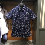 GXG男装2016夏季新品 时尚百搭款休闲短袖衬衫 62223411