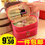 4618 化妆包韩国专业大容量化妆箱手提防水化妆品收纳箱女韩版