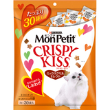 日本进口猫零食 MonPetit 猫之吻香脆洁牙饼干 综合口味90g