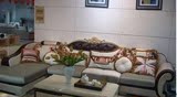 全友家私 家具 凯尊世家23305欧式转角沙发 L型皮布沙发 新款正品