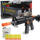 M4手动版 玩具枪男孩手枪可发射子弹水弹软弹水晶弹对战玩具礼物