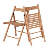 特价榉木折叠椅便携办公椅木头椅子电脑椅实木餐椅时尚简约靠背椅