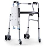 2016老人助行器学步车小型轮椅折叠轻便便携残疾人老年四脚拐杖手