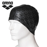 arena阿瑞娜 2016新款 进口双材质舒适游泳帽 时尚印花 男女通用