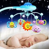 音乐旋转婴儿摇铃充电玩具diy床铃儿童安抚挂件新生儿0-3-12个月