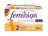 德国代购正品Femibion2段孕妇叶酸+综合维生素+DHA 孕13周起 无碘