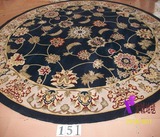 高档手工雕花地毯客厅卧室书房地毯商用地毯波斯风格圆形地毯