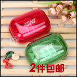 韩国进口正品TIFFANY系列 TF有盖肥皂盒/带盖香皂盒皂托红色/绿色