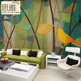 现代简约个性墙纸创意大型壁画 卧室客厅沙发电视背景墙壁纸环保