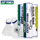 专柜正品YONEX尤尼克斯尼龙球YY塑料球羽毛球M300/M2000耐打稳定