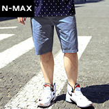 NMAX大码男装潮牌 夏季新款纯棉休闲裤子 加肥加大直筒宽松短裤