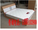 石家庄C-115号白枫木色双人床 单人床 带床垫，带箱子