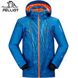 法国PELLIOT户外滑雪服 男正品登山防风保暖透气单双板滑雪衣