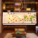 子兰灯饰新中式 古典餐厅吊灯长方形酒店会所茶馆灯 床头吧台灯