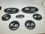 进口 起亚K5 K7改装炫酷标志7件套 汽车车标 车身贴 套标