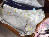 6ixty8ight16年春季新款专柜正品棉质香蕉印花可爱内裤