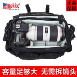 mekko大容量摄影包单反单肩专业帆布单反包佳能相机包单反单肩包