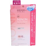 日本EMS直邮 COSME No.1 MINON氨基酸保湿面膜 敏感干燥肌肤4片