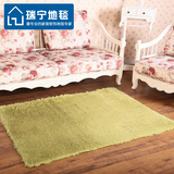加厚丝毛客厅地毯 欧式简约可定制茶几卧室床边飘窗儿童爬行地垫