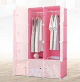 成人组合衣柜 整体式加深大容量时尚板式加大创意魔片储物柜 衣柜