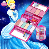 迪士尼梦幻公主粉盒 女童表演彩妆盒 儿童化妆品腮红唇彩套装礼盒