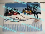 艺术手工挂毯壁毯特价客厅书房礼品 雪景 风景2GT036