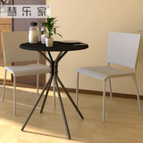 圆形饭桌简约现代福建省组装提供安装说明书户型经济型桌子餐桌