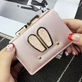 日韩版学生女士钱包女短款兔耳朵钱夹可爱迷你小零钱包2016卡包潮