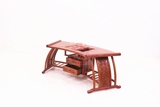 红木非洲花梨木小扇形茶台 实木茶桌椅组合泡茶桌中式茶几茶桌