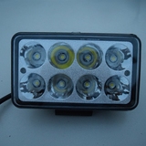 通用LED24W四寸方卡车前大灯LED挖掘机工作灯收割机LED改装包邮