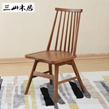 创意餐椅 简约北欧家居旋转温莎椅休闲椅 实木白橡木餐椅Y027包邮