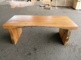 欧式原木餐桌 现代简约实木工作桌 会议桌 全木书桌咖啡桌洽谈桌