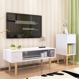 电视柜北欧日式小户型实木腿客厅卧室组合宜家多功能储物电视柜
