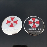汽车生化危机 保护伞 改装轮毂中心盖贴标 个性轮盖车贴标