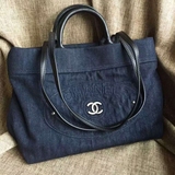 香奈儿包包正品代购Chanel帆布包购物袋手提2016新款女包托特包潮
