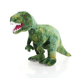 仿真恐龙毛绒玩具模型 霸王龙三角恐龙公仔 动物园创意礼物